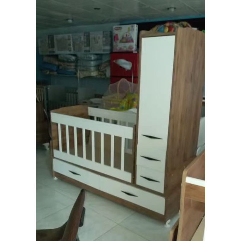Baby Cribs Wood Bedroom Baby Furniture Luxury Wooden Crib 1640