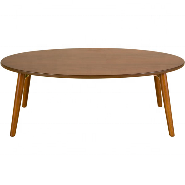 Solid Wood Oval Folding Table for Coffee