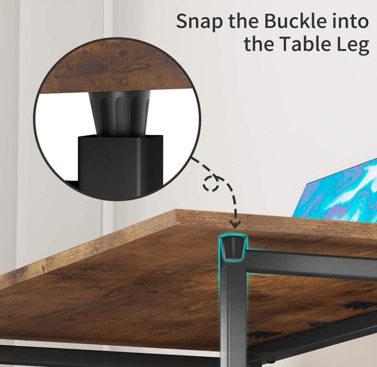 Folding Wood Computer Desk for Home Desk