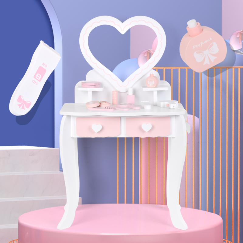 Wooden Toy Vanity Unit from China manufacturer Kindercasa Furniturings