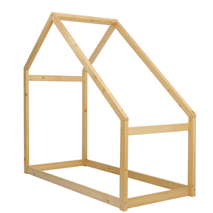 Pine Wood House Bed for Kids
