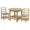 Kids' Solid Wood Dinning Table and Chair Set 