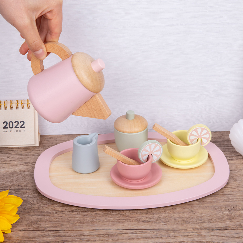Wooden Toy Afternoon Tea Set