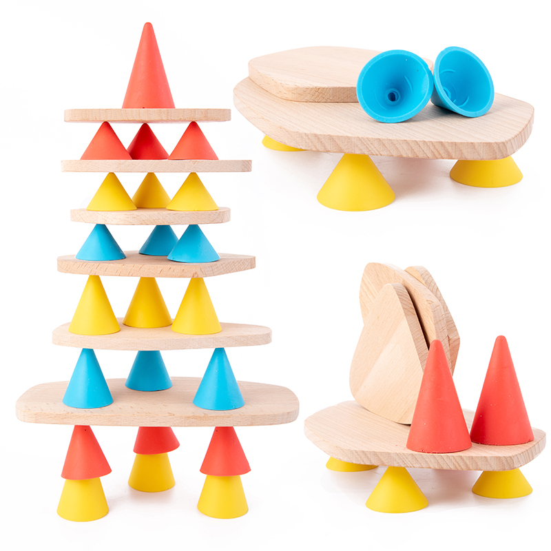 Wooden Toy Master Balance Tower