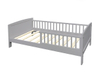 Grey Wood Toddler Bed for Kid