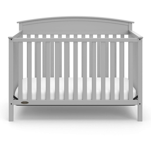 Solid Pine Wood 4-in-1 Convertible Crib for Kids
