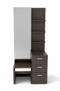 Modern Wood Dressing Table with Mirror