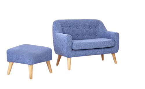 Children Solid Wood Legs Upholstered Sofa