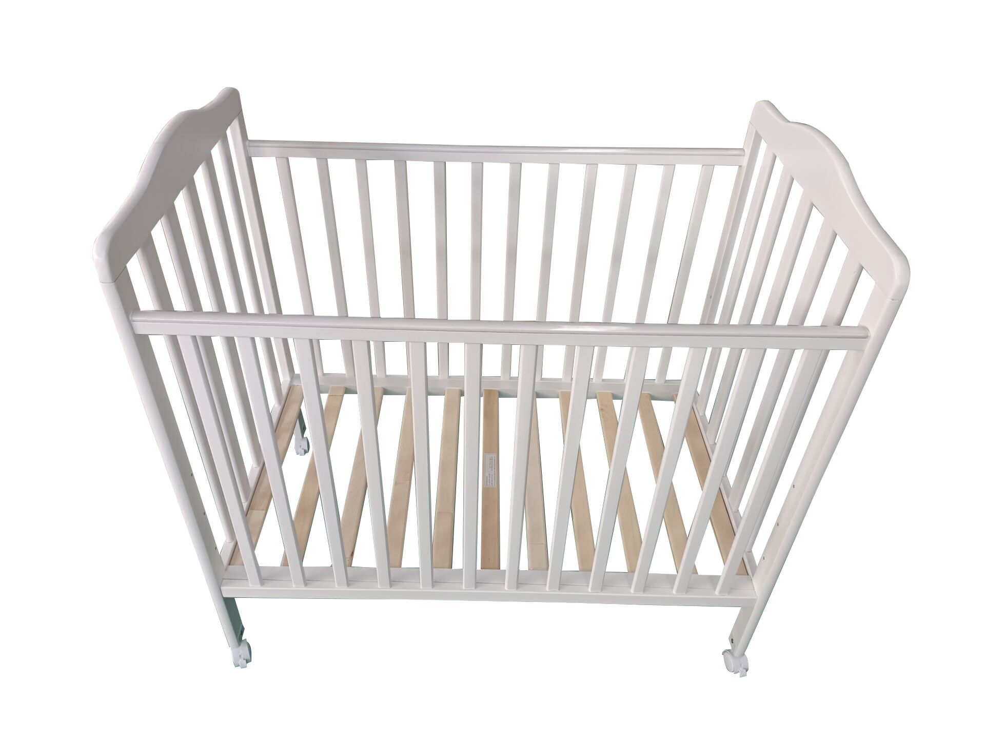 Solid Pine Wooden Baby Cot Design for Kids 1108-N