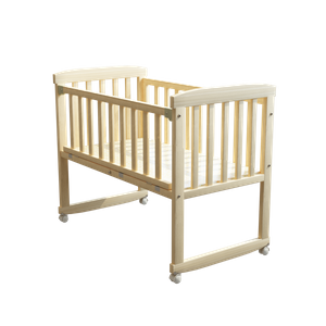 Wood Baby Crib with Mosquito Net